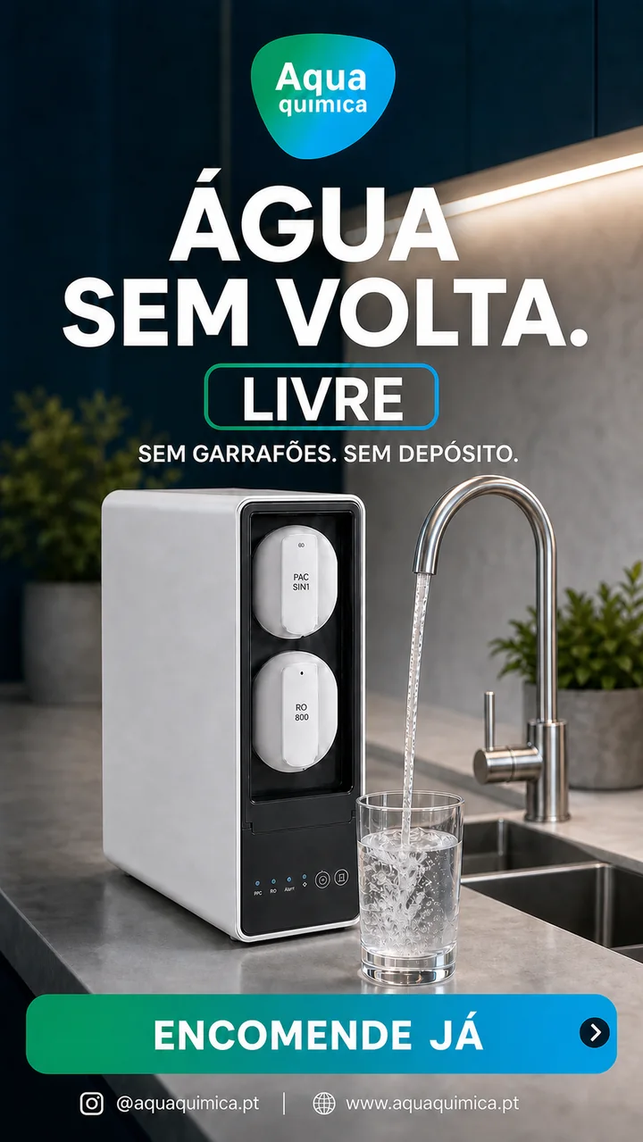 LIVRE, sistema de osmose inversa para instalação doméstica